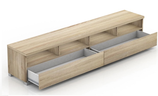 elara 2 drawe entertainment unit oak 2