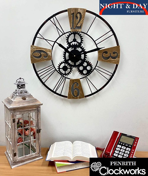  Sorbus Large Wall Clock for Living Room Decor, (60CM